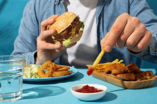anthygieini diatrofi kai ypnos pos to junk food epireazei ton vathy ypno