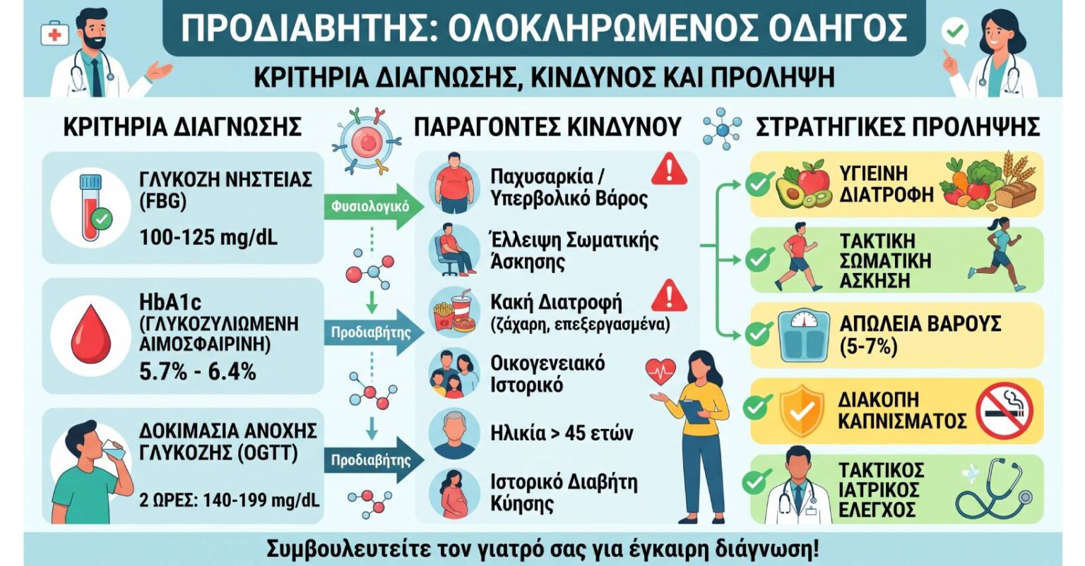 prodiavitis kritiria diagnosis kindynos kai prolipsi